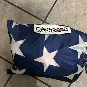 American Flag Pouch Couch